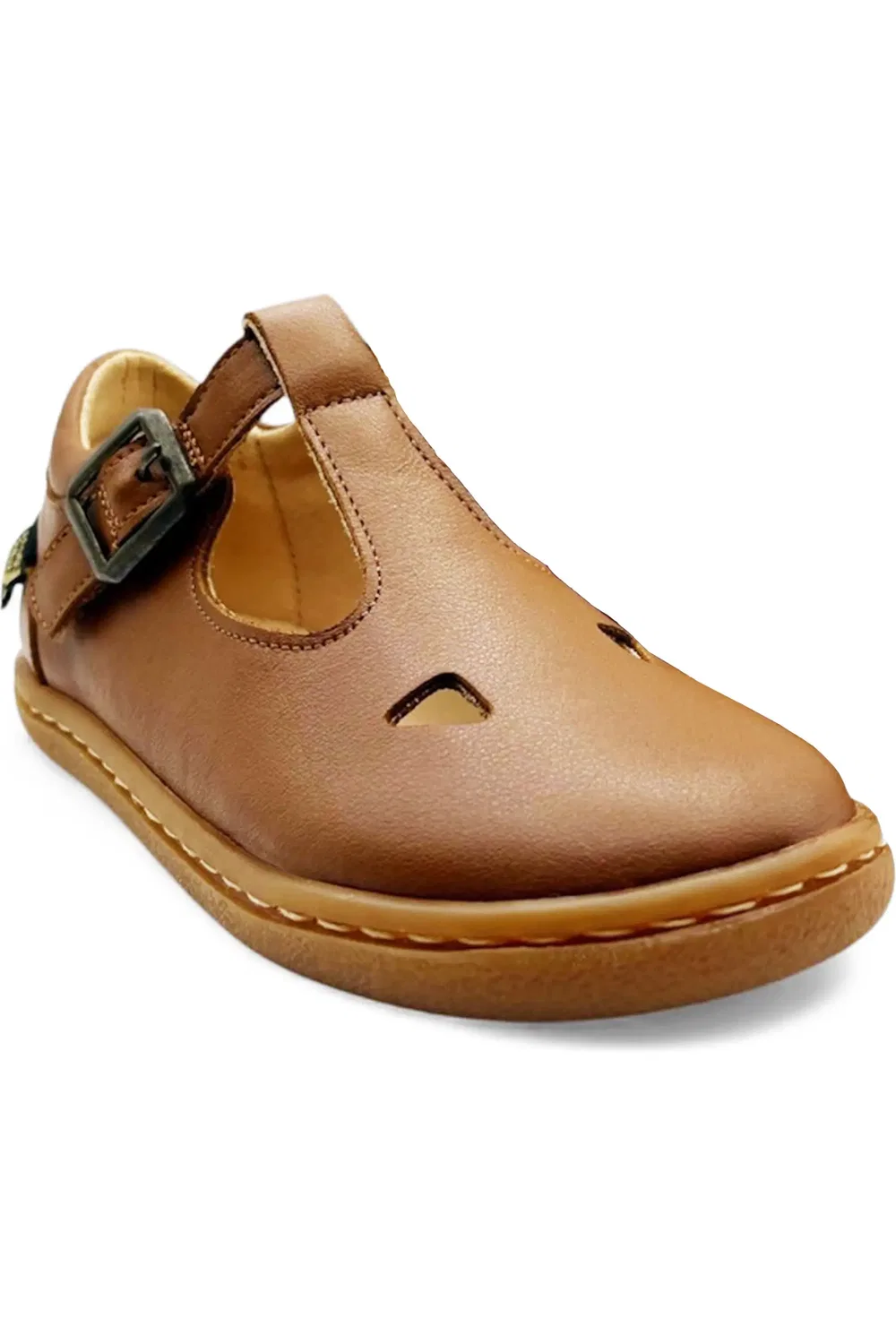Сандалии детские с открытым носком Darcey Barefoot Young Soles, Chestnut