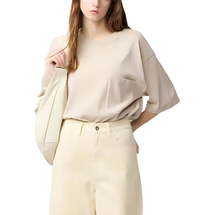 Футболка U Collection SS25 Unisex Beige, UNIQLO, Beige — фото 4
