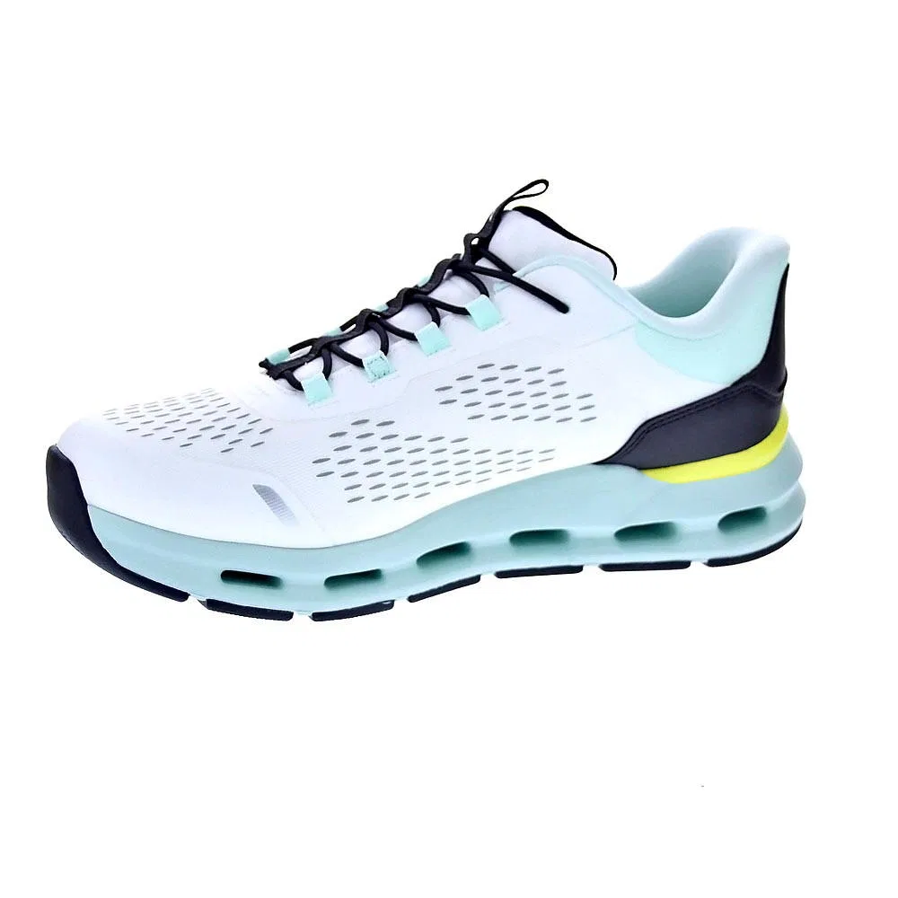 Детские кроссовки с закрытым носком Skechers 303654L-WBTQ, Цвет: Weiss — фото 2