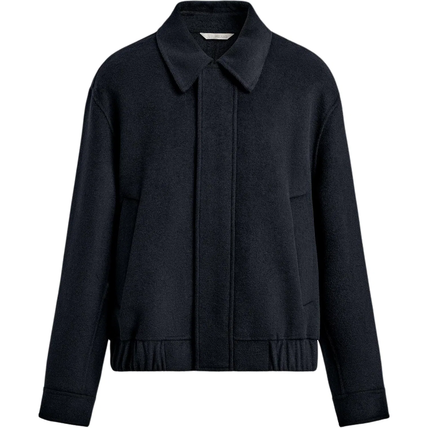 Мужская куртка с лацканами Sea Blue ZARA, Sea Blue