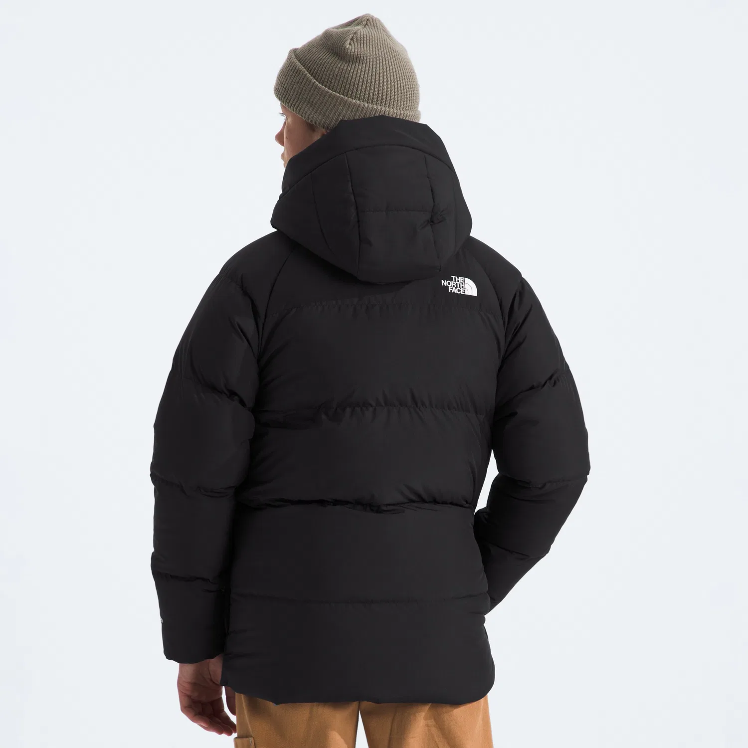 Парка детская утепленная с капюшоном North Down Fleece-Lined The North Face, черный — фото 3