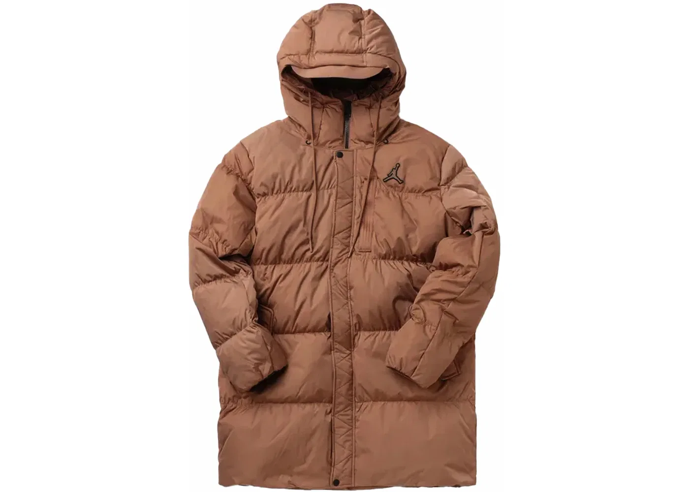 Мужская куртка-пуховик с принтом Jordan Essentials Statement Down Parka Jacket Brown, Brown