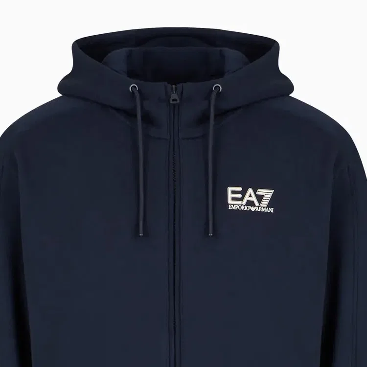 Мужской спортивный костюм EMPORIO ARMANI EA7 FW24, Цвет Navy Blue — фото 3