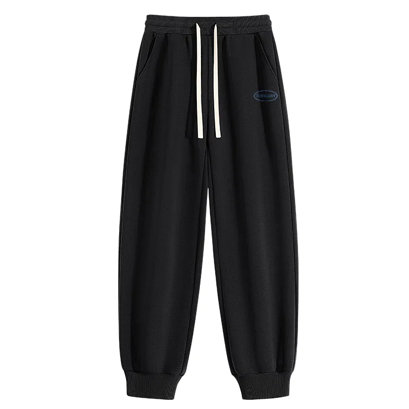 Детские утепленные брюки прямого кроя на флисовой подкладке Tonlion, Черный
