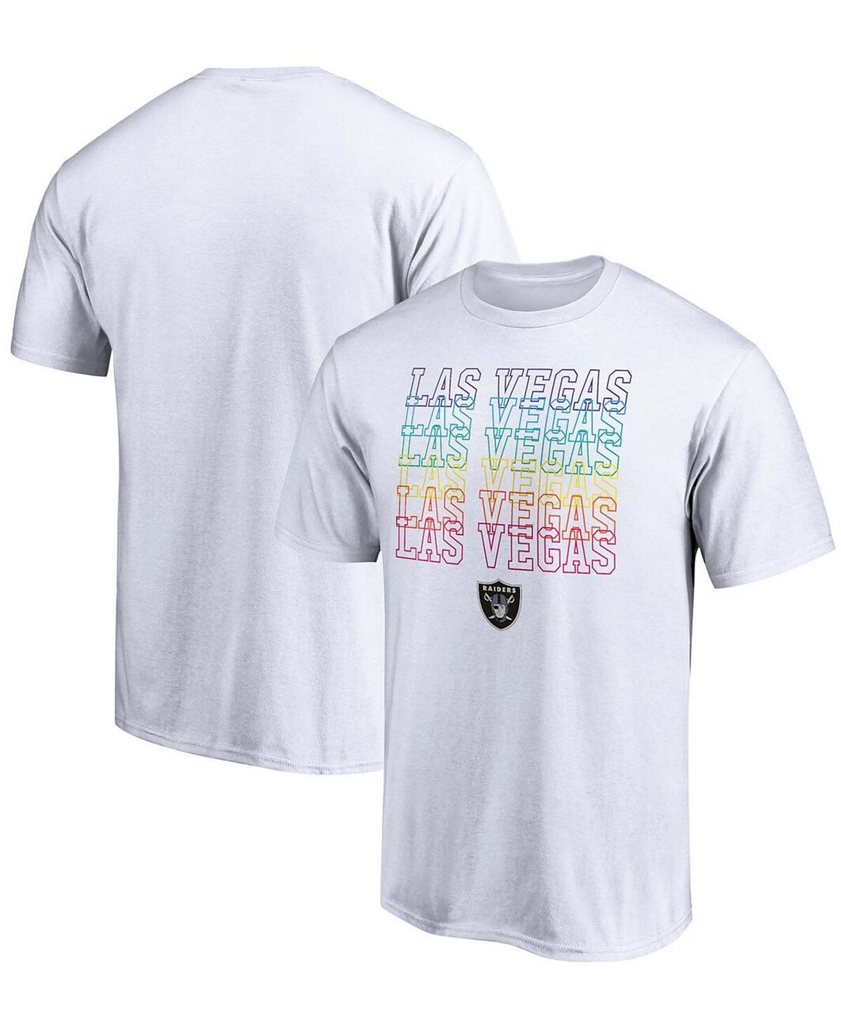 

Мужская белая футболка las vegas raiders city pride Fanatics, белый