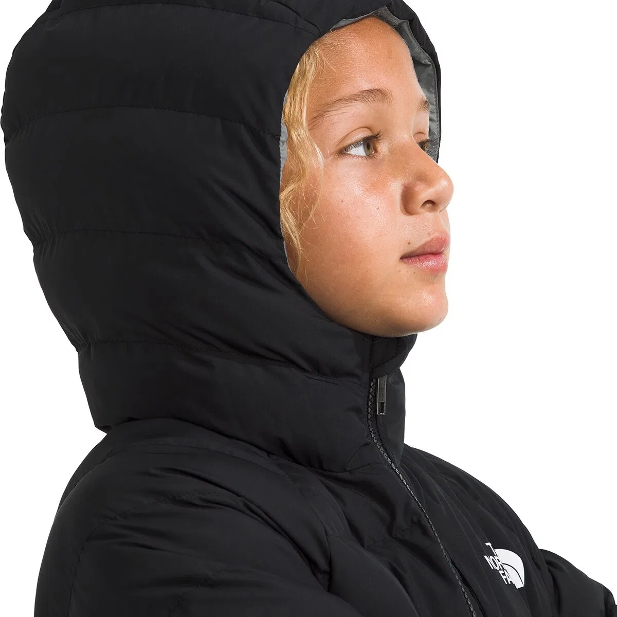 Детская куртка для девочек утепленная Reversible Perrito Parka The North Face, TNF Black — фото 2