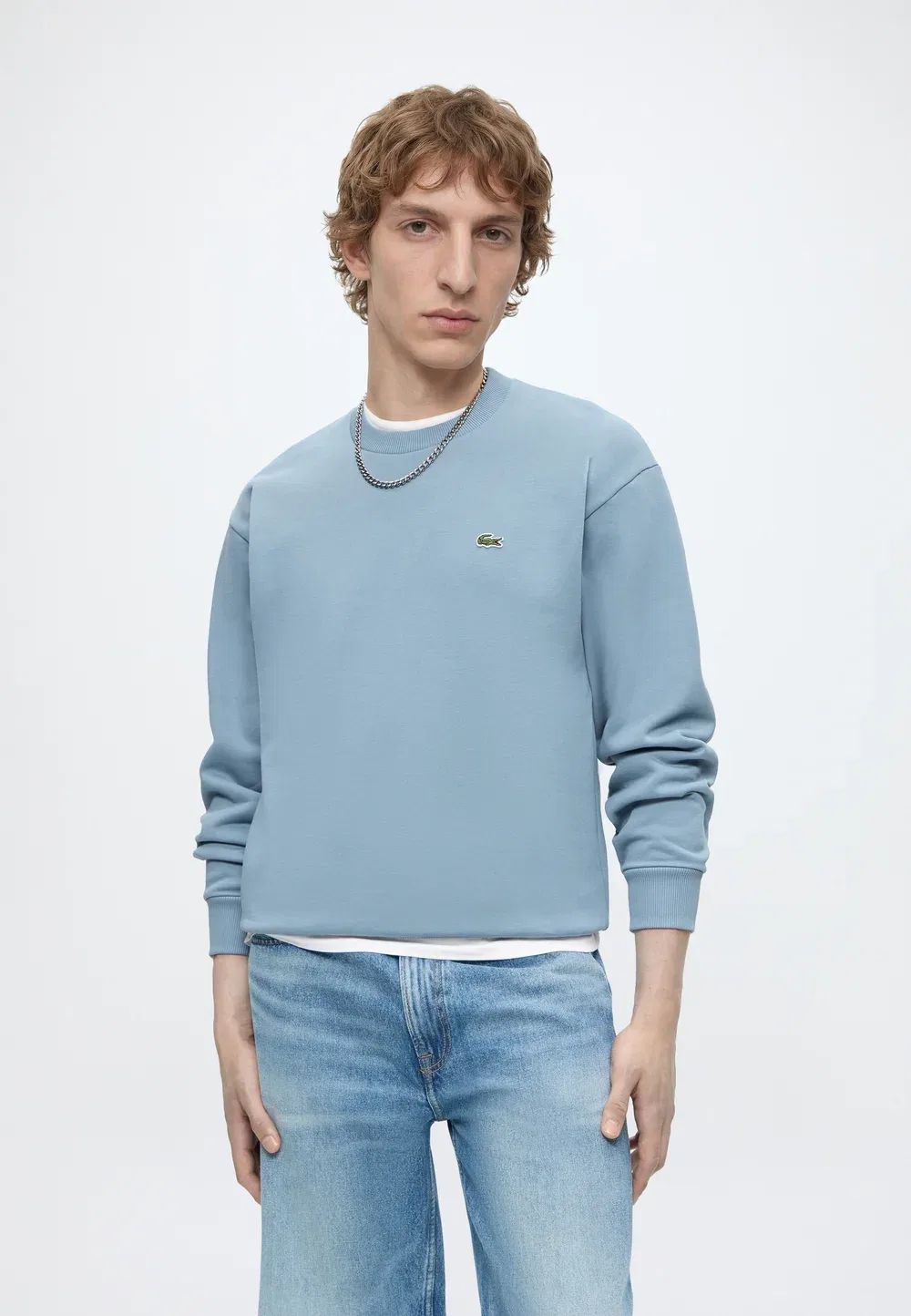Толстовка унисекс Lacoste, Blue — фото 4