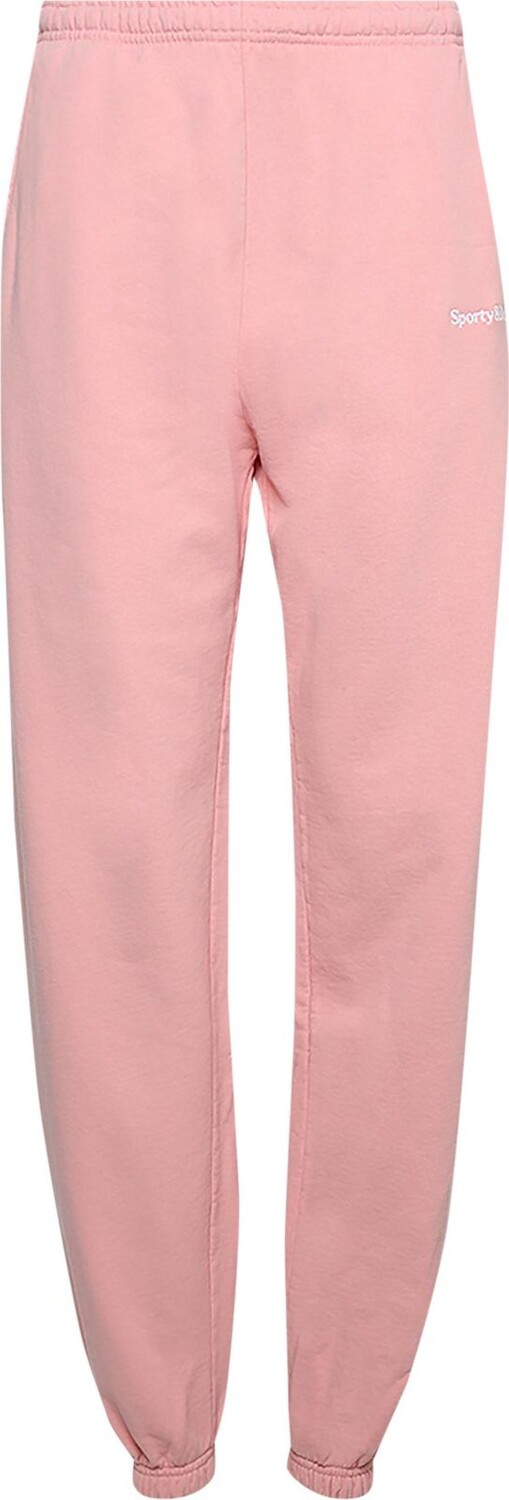 

Спортивные брюки Sporty & Rich Serif Embroidered Sweatpant 'Rose', розовый