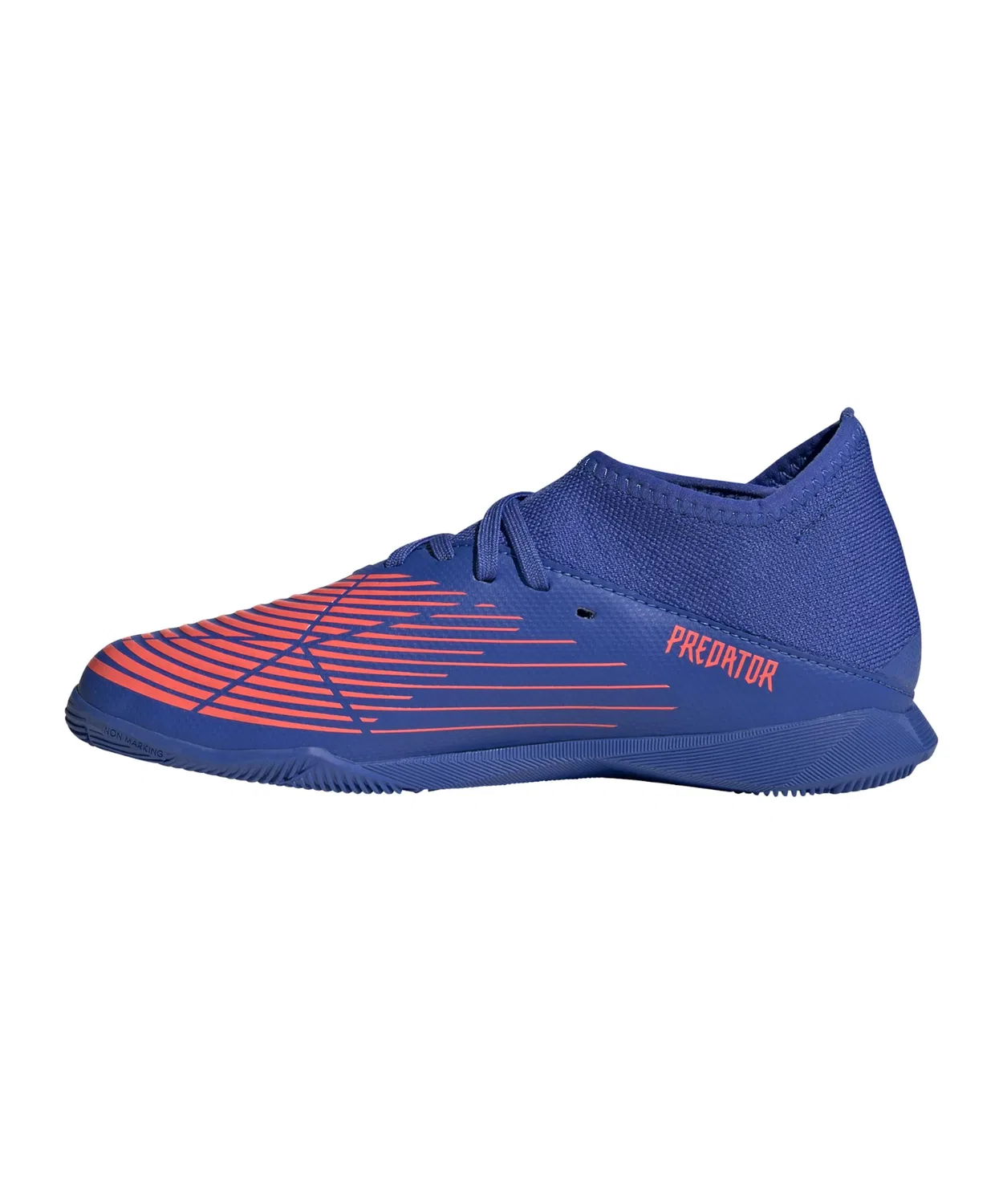 Детские футбольные бутсы для мальчиков с шнуровкой Predator Edge.3 in Adidas, Hirblu Turbo Hirblu — фото 2