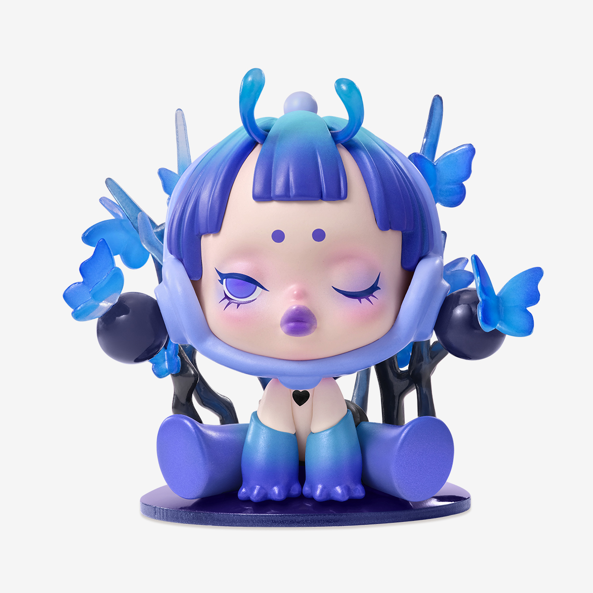

Фигурка Pop Mart Skullpanda The Mare of Animals Series, The Blue Morpho