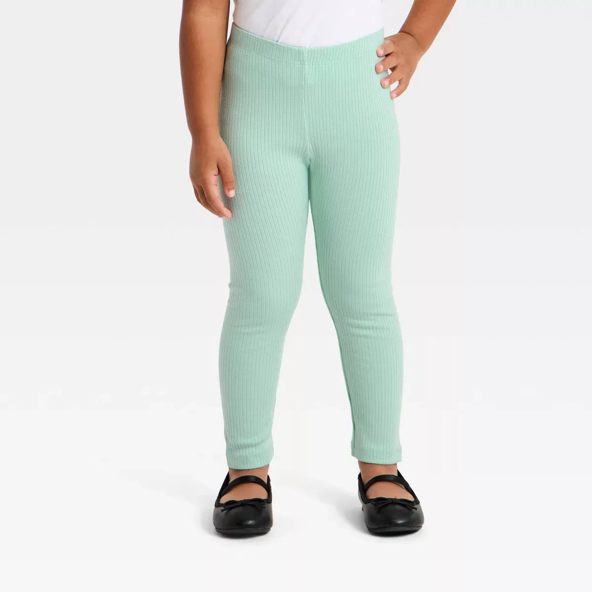 Детские леггинсы для девочек ребристые Cat & Jack, Mint Green