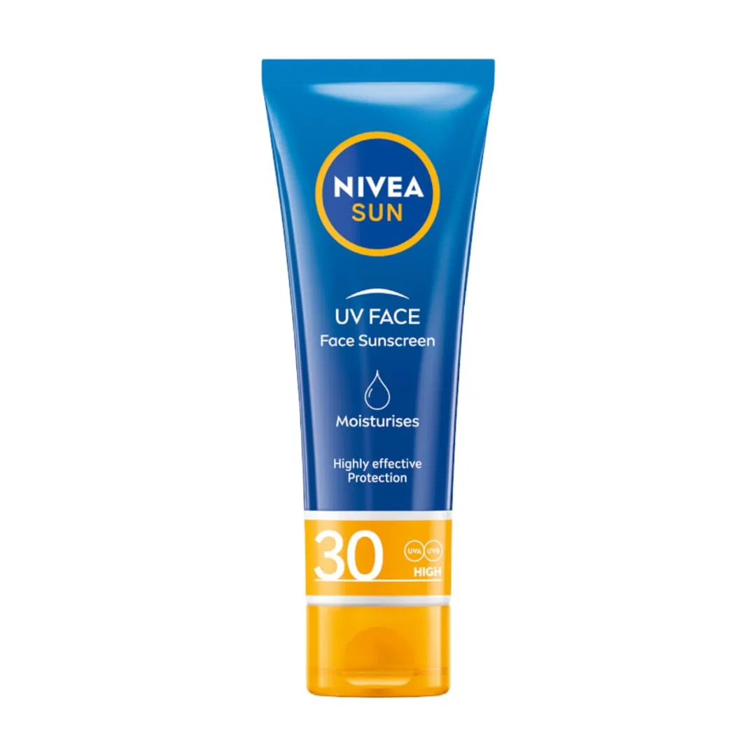 Солнцезащитный крем для лица SPF30, Nivea Sun, 50 мл, Navy Pers