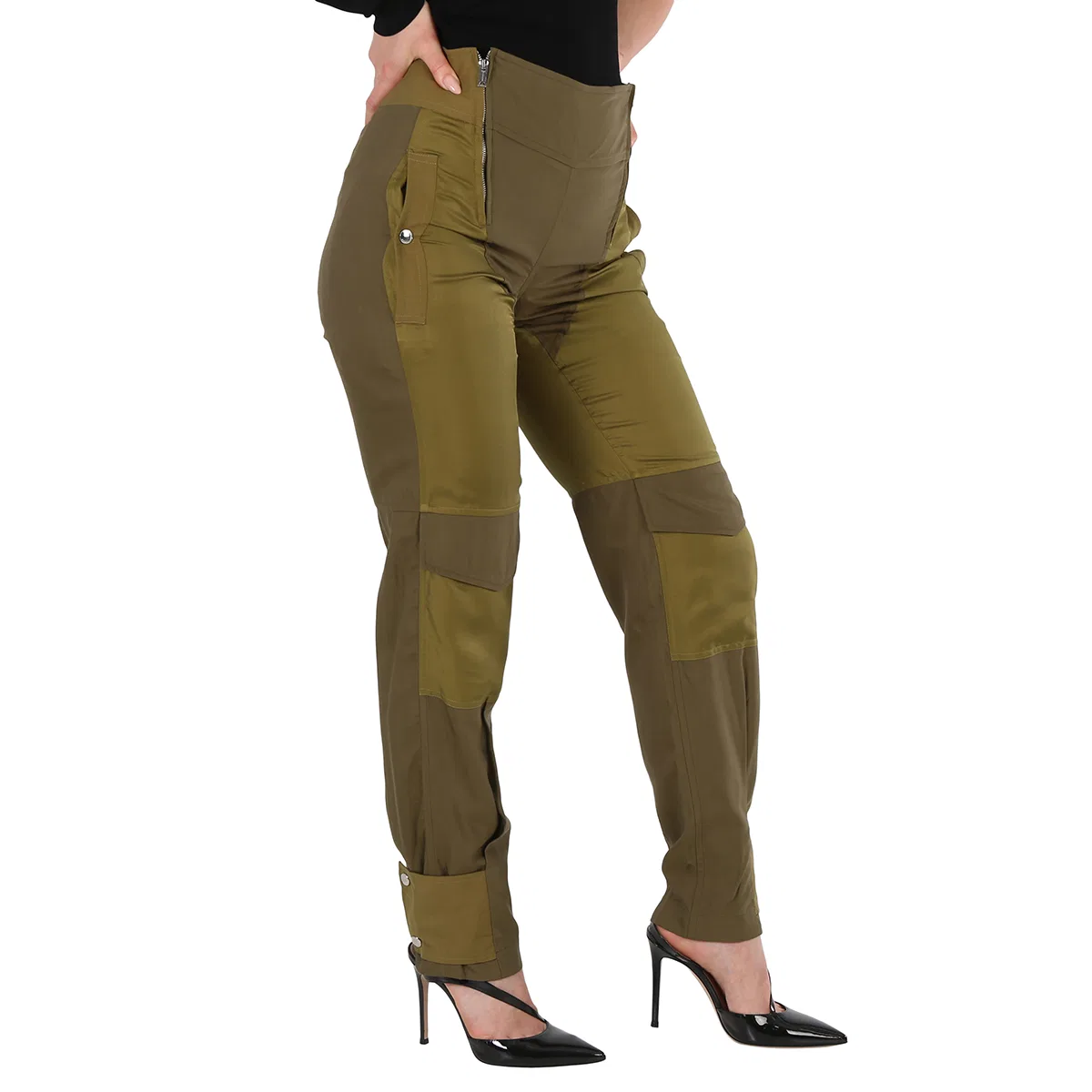 Брюки карго Burberry Dark Seaweed Green Cargo Pants, Dark Seaweed Green — фото 2