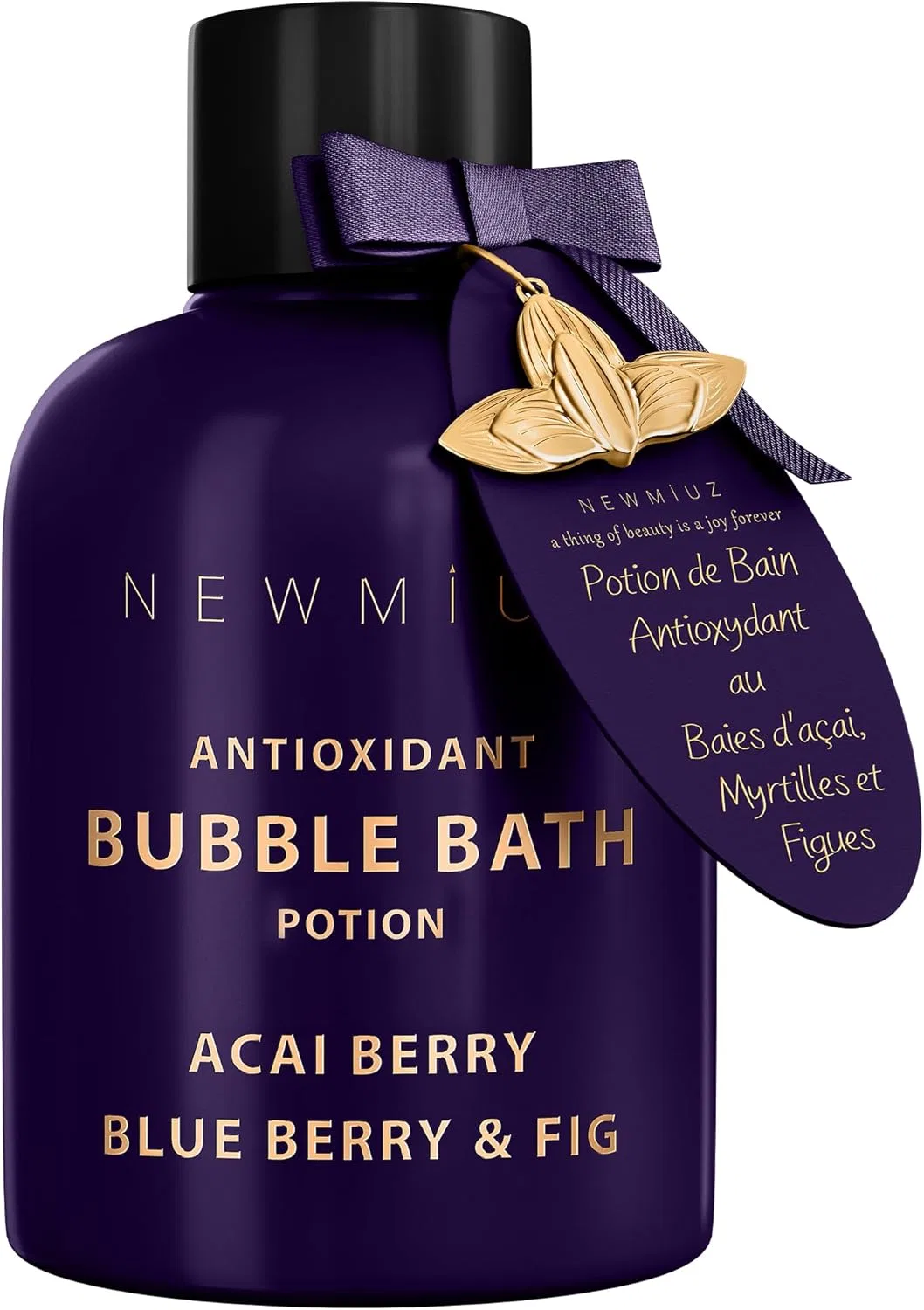 Пена для ванны Antioxidant Bubble Bath, New Miuz, 125 мл, Acai Berry Blueberry Fig