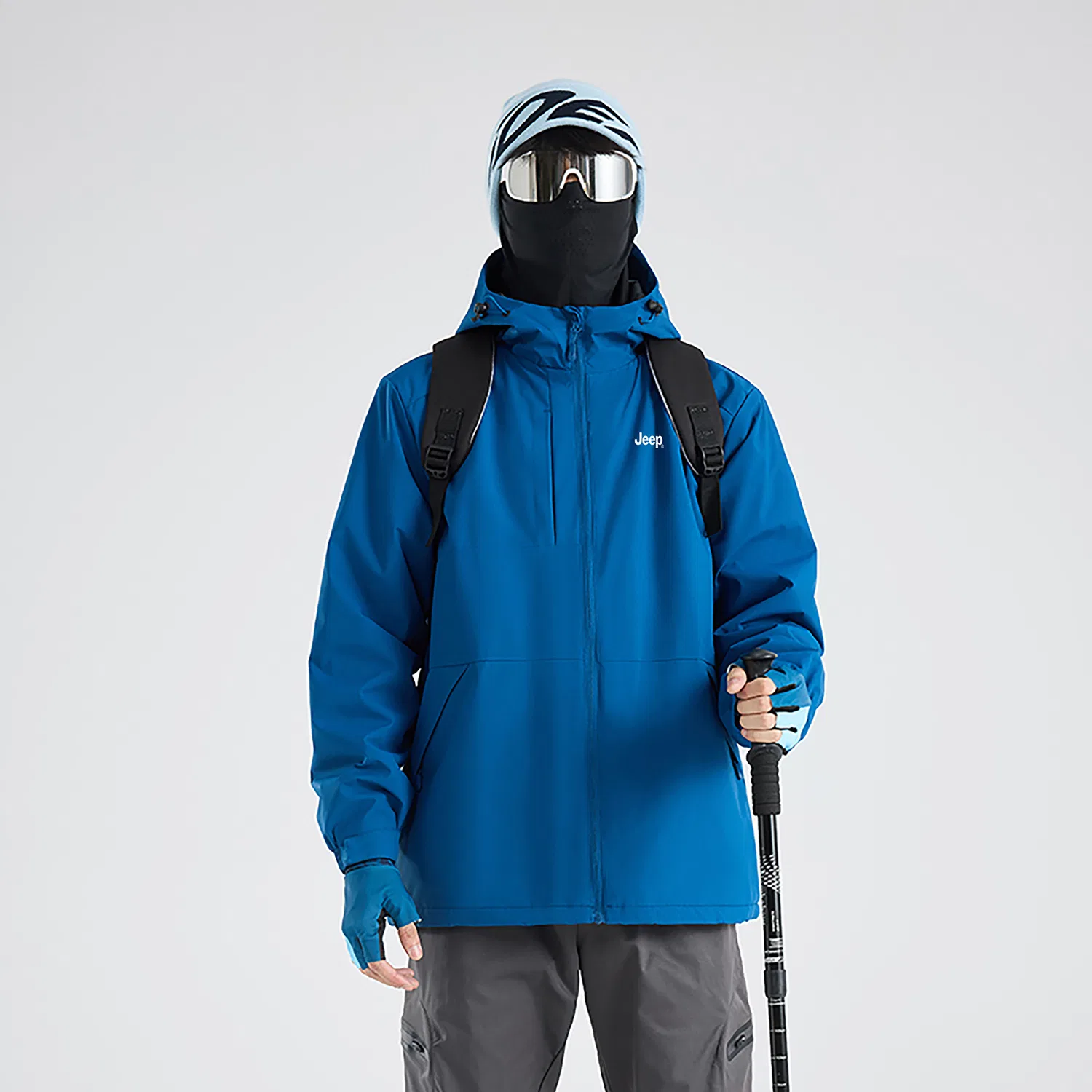 Детский худи с капюшоном и отстегивающейся подкладкой Jeep Leisure Collection Jackets, Ecru — фото 4