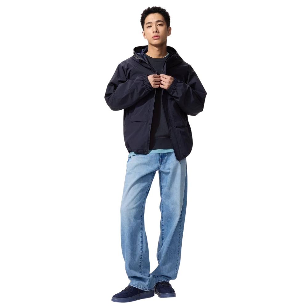 Джинсы Uniqlo Baggy Long length, 62 голубой