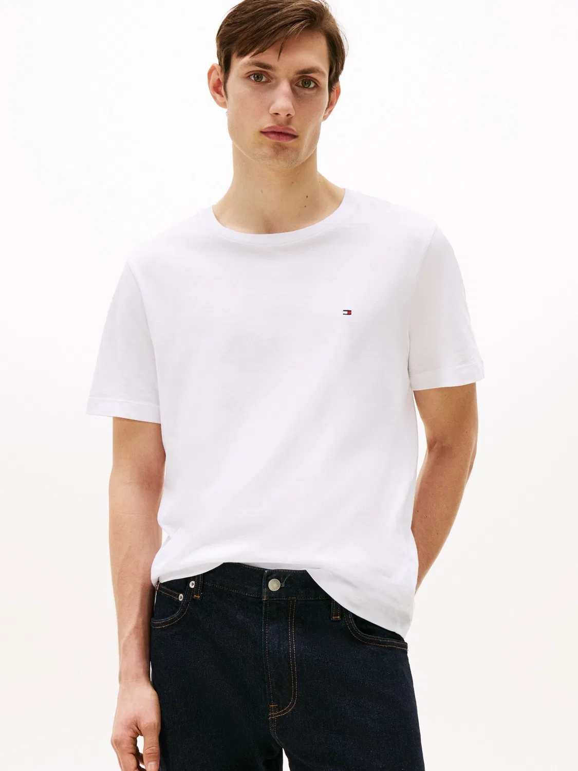 Футболка с коротким рукавом, Regular Fit Tommy Hilfiger, белый