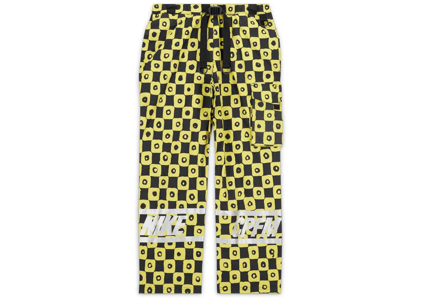Мужские штаны с вафельной текстурой Nike x Cactus Plant Flea Market Waffle Pants, Yellow Black