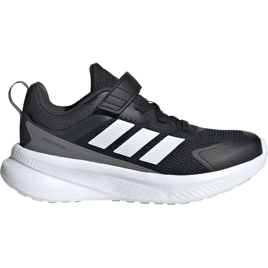 Детские кроссовки с Cloudfoam Fortarun 4.0 adidas, Черно-белый