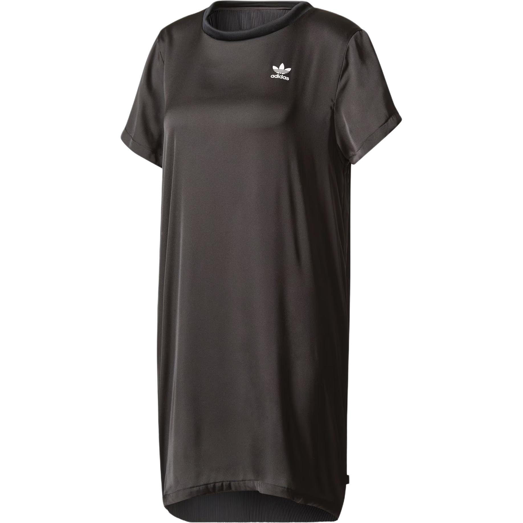 

Adidas Originals Женское черное платье с коротким рукавом