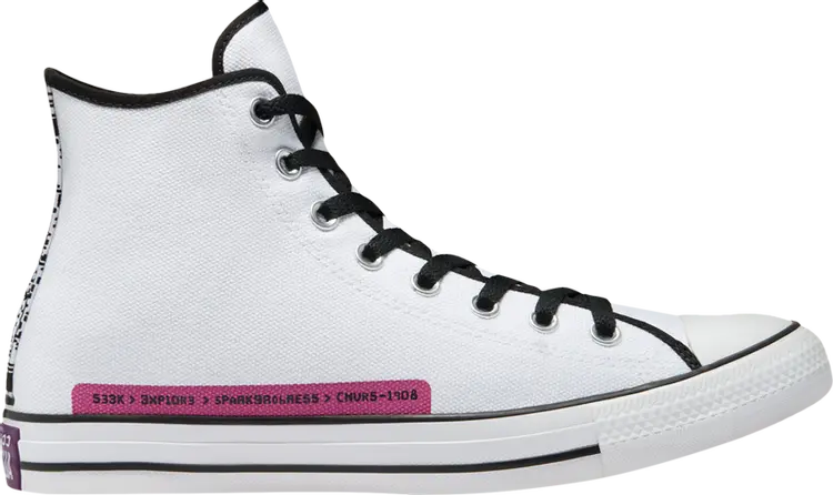 

Кроссовки Converse Chuck Taylor All Star High Dramatic Nights - White, белый, Белый;черный, Кроссовки Converse Chuck Taylor All Star High Dramatic Nights - White, белый