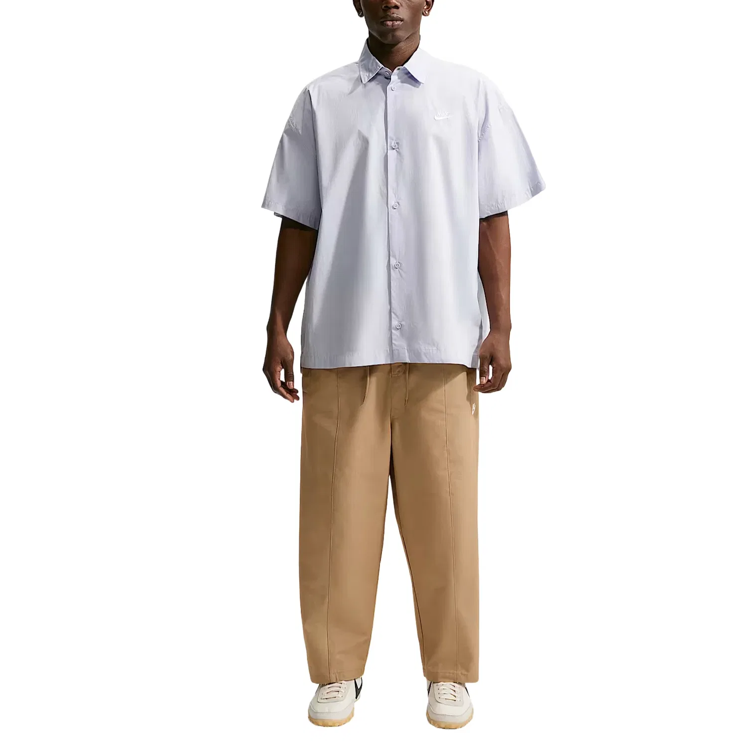 Мужские спортивные штаны Nike Sportswear Club Sneaker Pants Parachute Beige White, бежевый — фото 2