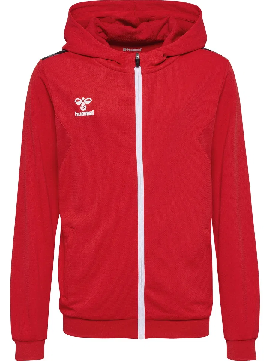 Толстовка на молнии Hummel Athletic 'Authentic Pl' клюквенного цвета