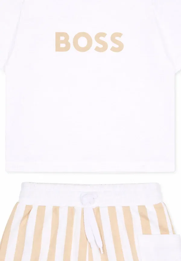 Комплект - шорты Boss Kidswear, бежевый — фото 3