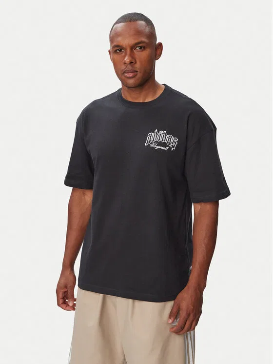 Футболка loose fit Sst Arch Adidas, черный — фото 3