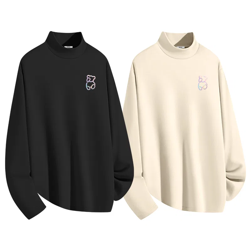 Детская футболка с принтом 2 Pack MINISO, Camel B Dazzling Color Bear Chest Logo — фото 3