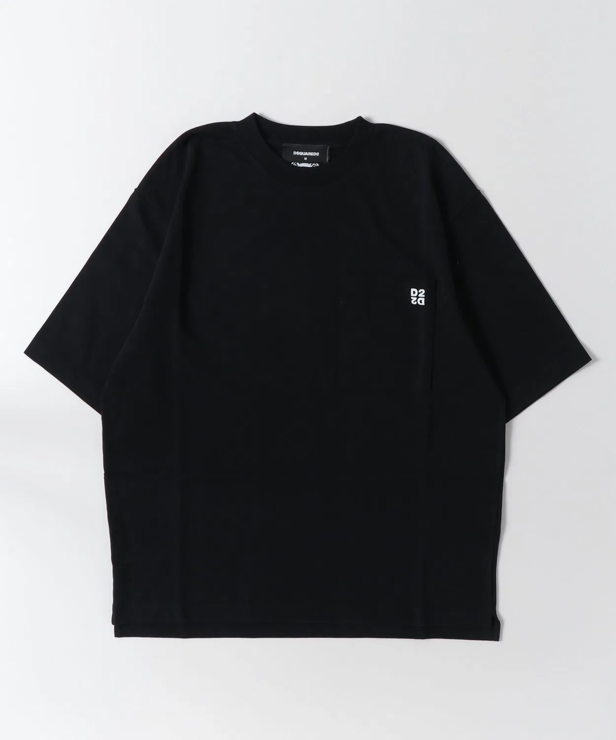 Мужская футболка свободного кроя с принтом Twin Pack Loose Fit Tee DSQUARED2, White/Black — фото 4