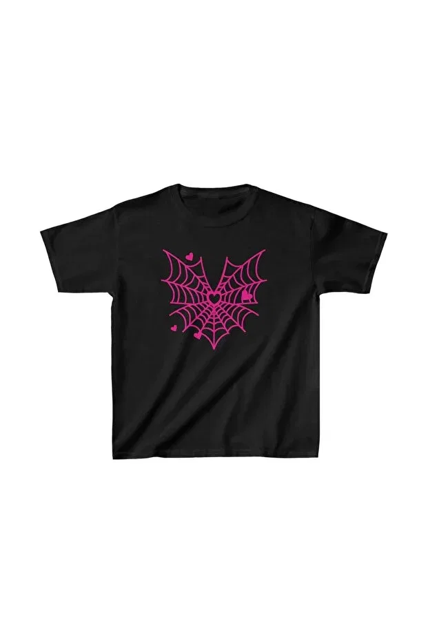 Детская футболка с принтом Unisex kids printed t-shirt Generic Brands, Black