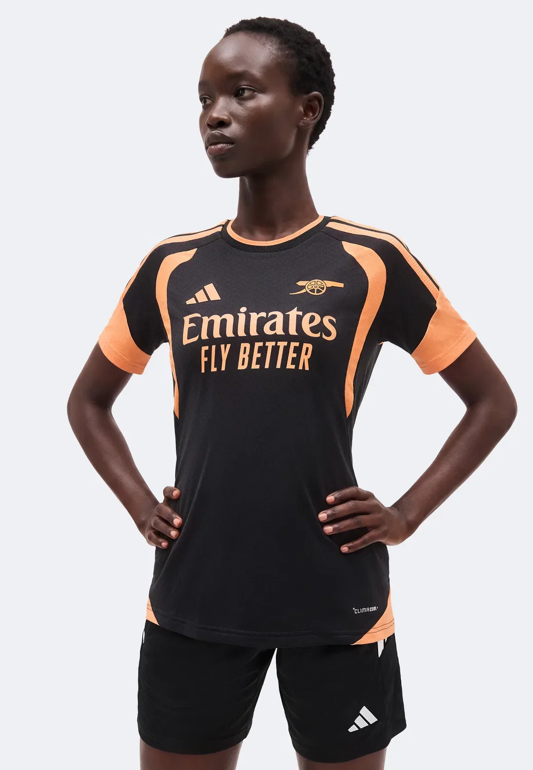 Тренировочная форма «Арсенал» 26/27 Tiro Authentic - клубная одежда Adidas Performance, Black — фото 4