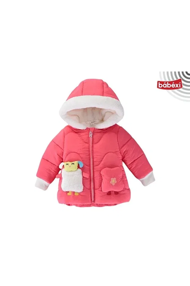 Детское пальто для девочек хлопковое Çocuks, Fuchsia