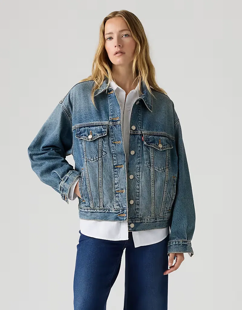 Джинсовая куртка-тракер Levi's 90-х годов, синий