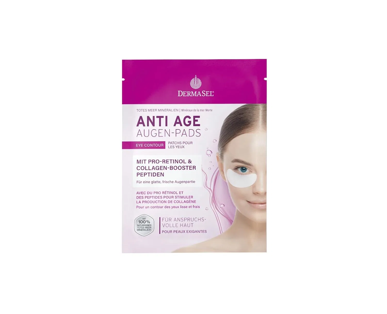 Патчи для глаз Anti-Age Dermasel, 1 пара