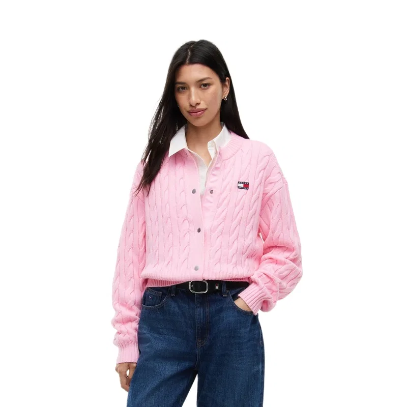 Женский трикотажный свитер Tommy Hilfiger, Pink TPF