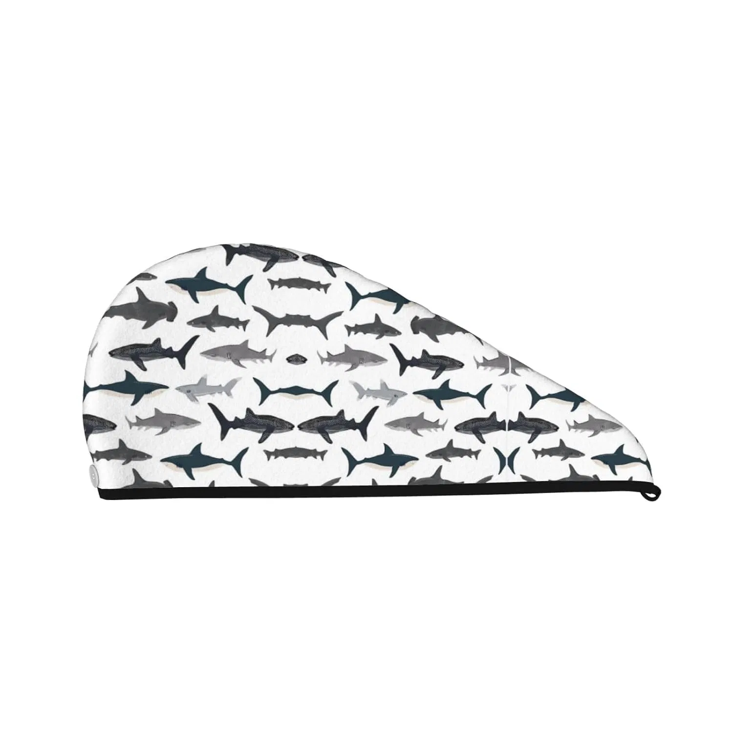 Шапочка для душа Coral Fleece, OCELIO, Fish and Shark