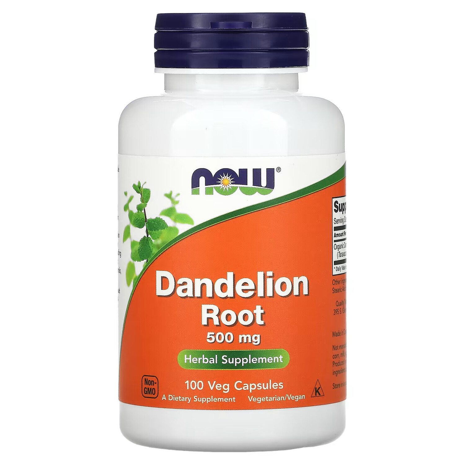 

NOW Foods, корень одуванчика, 500 мг, 100 вегетарианских капсул