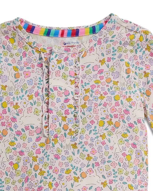 Детский комплект пижамы для девочек с длинным рукавом Bunny Blossom Magnetic Me, Bunny — фото 2