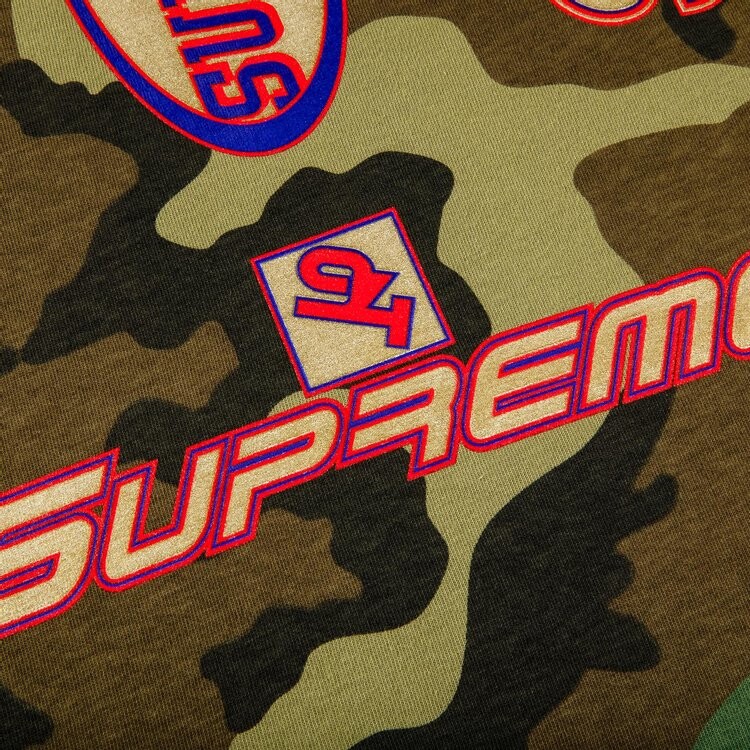 Футболка Supreme Multi Logos Tee 'Woodland Camo', разноцветный — фото 3