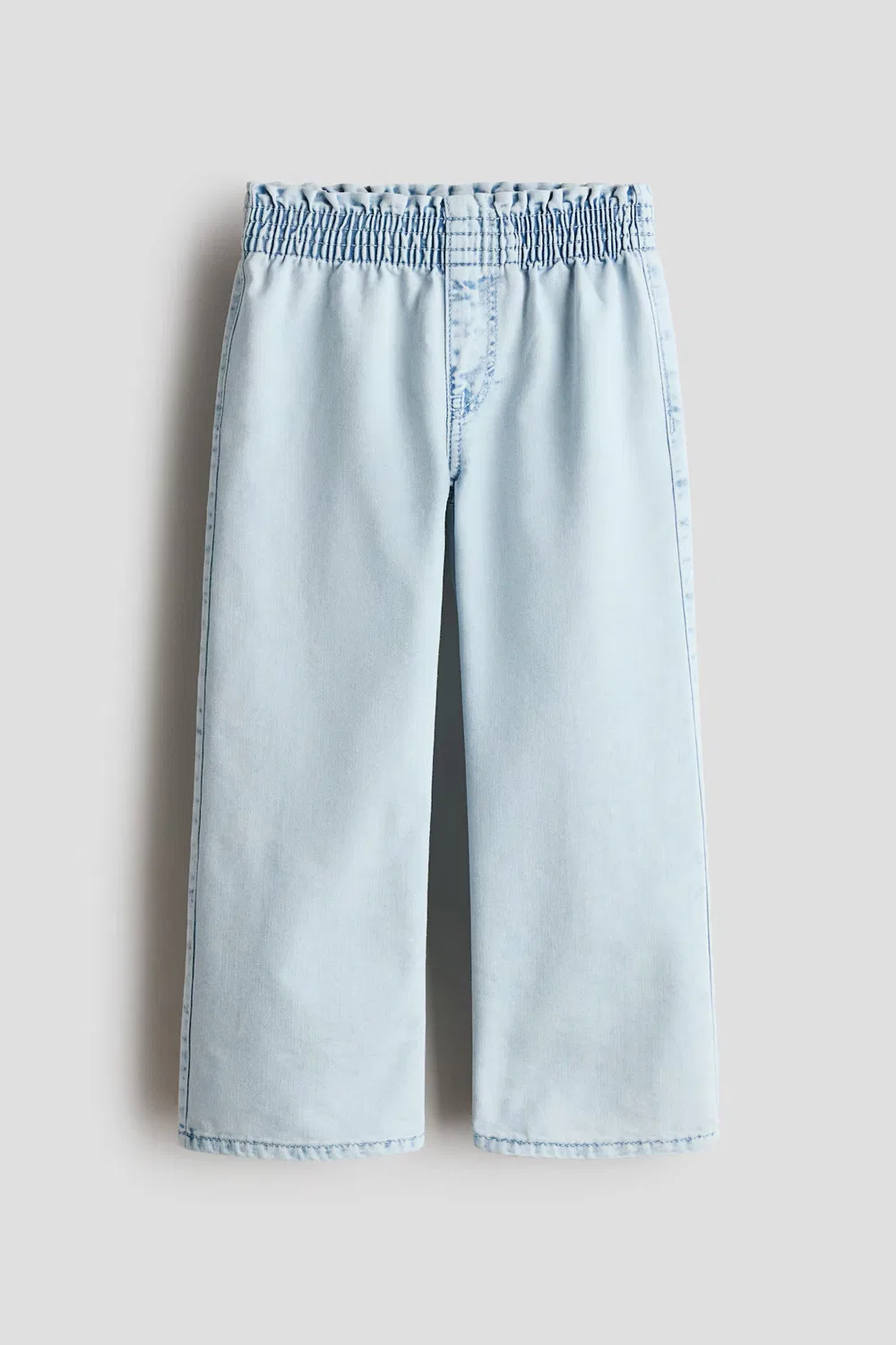Широкие джинсовые брюки H&M, Helles Denimblau