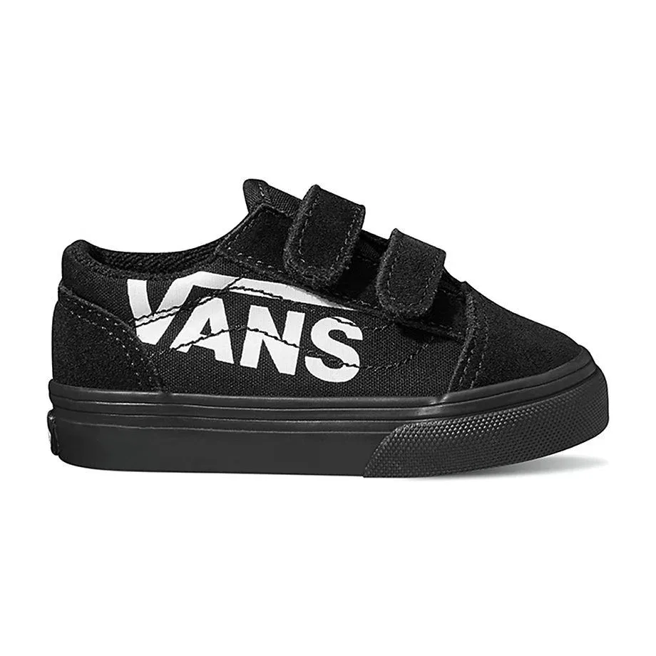 Детские кроссовки Vans Old Skool V VN0A38JNBZW с логотипом, черный