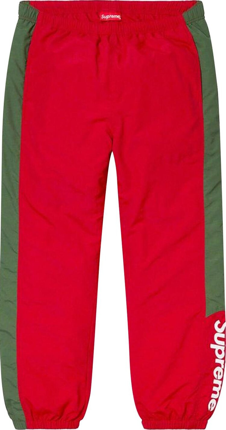 

Брюки Supreme Side Logo Track Pant 'Red', красный