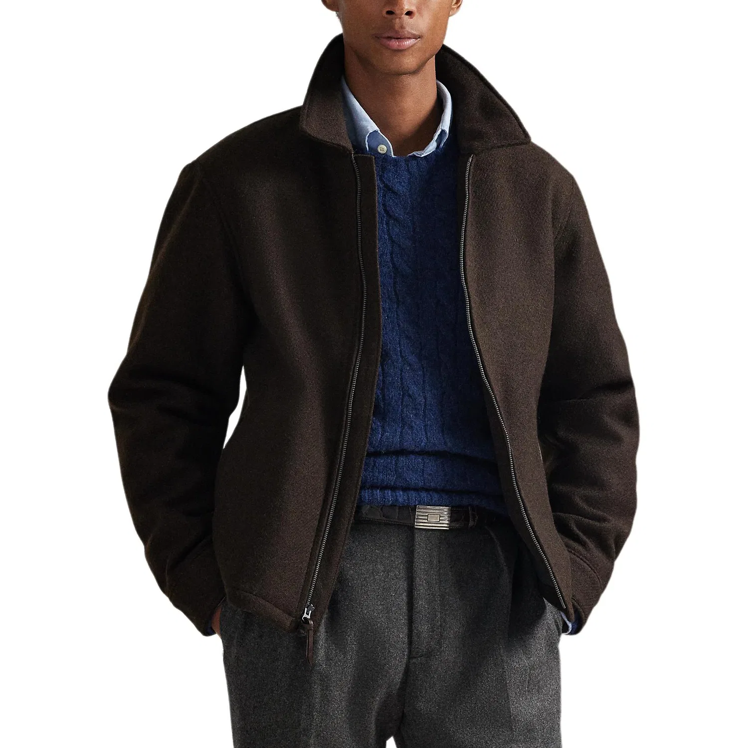 Мужская куртка-пуховик с утеплителем Polo Ralph Lauren, Circuit Brown — фото 2
