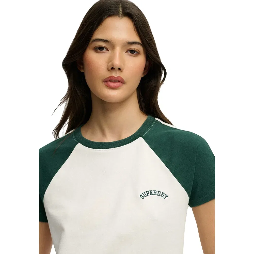 Футболка с коротким рукавом Essential Logo Retro Superdry, белый — фото 3