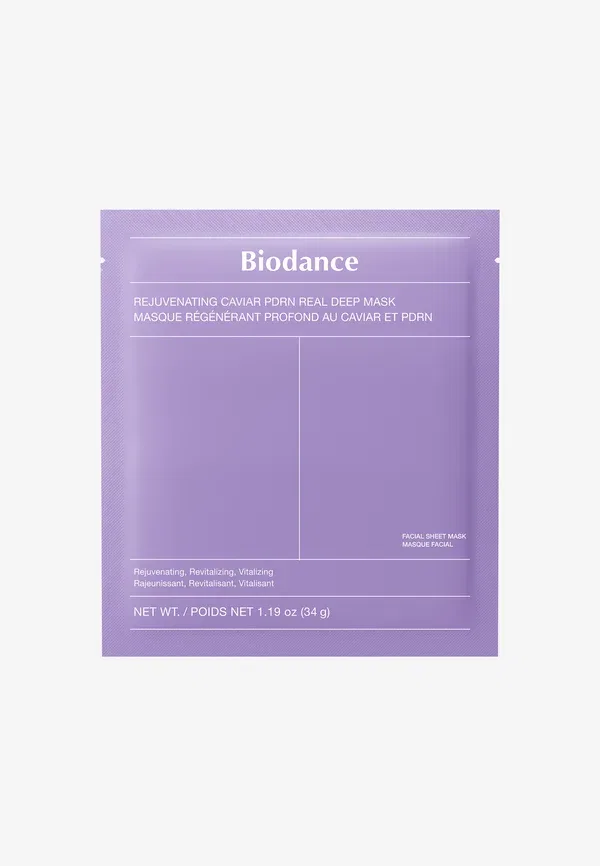 Омолаживающая маска для лица Caviar-pdrn Real Deep Mask - набор из 4 штук 136 г Biodance — фото 3