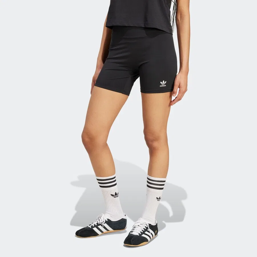 Узкие шорты ADIDAS ORIGINALS 'Essentials' черного цвета — фото 2