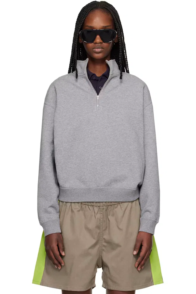 Серый свитшот Wander Quarter Zip Canada Goose