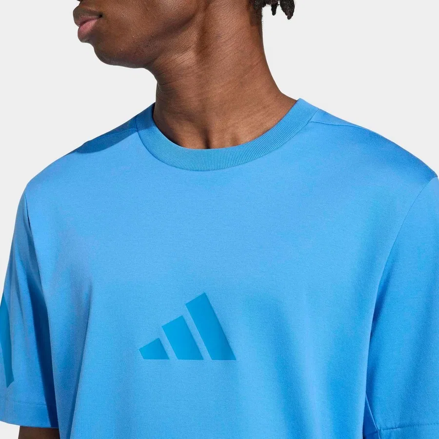 Футболка с длинным рукавом Z.N.E. adidas, Синий — фото 4